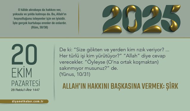 Allah’ın Hakkını Başkasına Vermek: Şirk