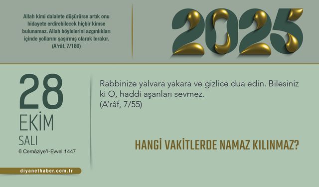 Hangi Vakitlerde Namaz Kılınmaz?