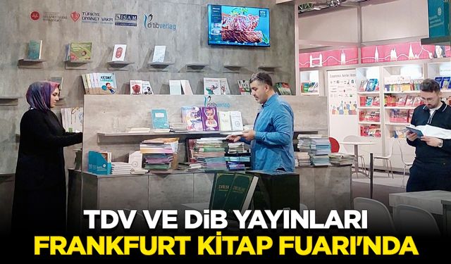 TDV ve DİB Yayınları Frankfurt Kitap Fuarı'nda