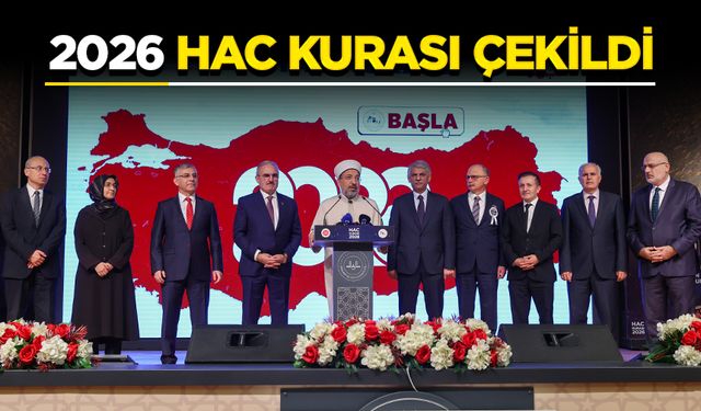2026 hac kurası çekildi