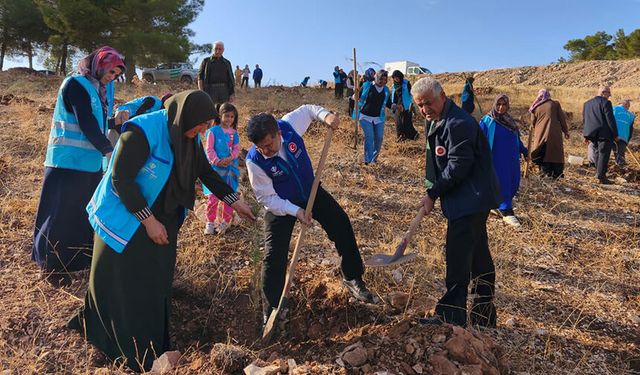 Adıyaman'da "Bir İyilik Bir Fidan" etkinliği