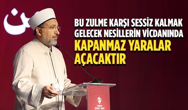 Arpaguş: Bu zulme karşı sessiz kalmak, gelecek nesillerin vicdanında kapanmaz yaralar açacaktır