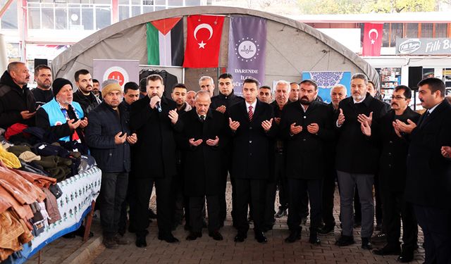 Darende'den Filistin'e destek