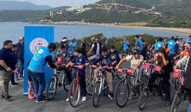 Diyanet gençlik çevre için pedal çevirdi