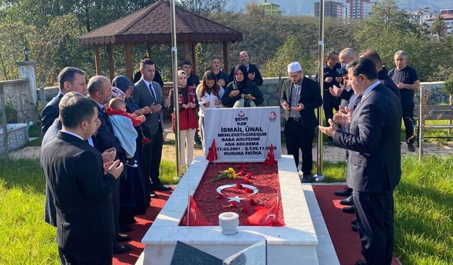 Şehit Ünal şehadetinin yıldönümünde dualarla anıldı