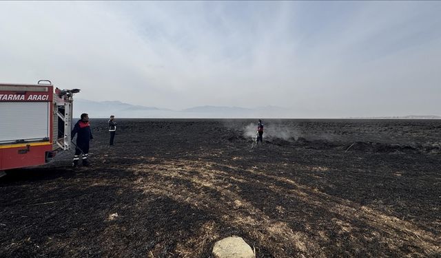 Hakkari'deki Nehil Sazlığı'nda 7 Kasım'da çıkan yangın söndürüldü