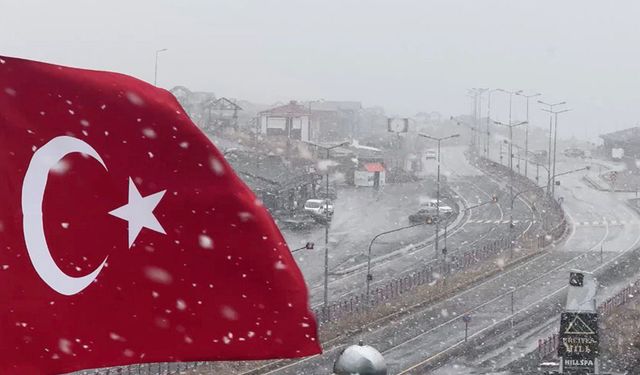 Erciyes'te kar yağışı etkili oldu