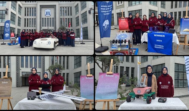 Kız öğrenciler, geliştirdikleri projelerle imam hatip geleneğini teknolojiyle buluşturuyor