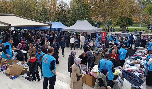 Denizliler Gazze'ye destek için seferber oldu