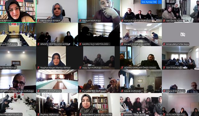 "Aile Ahlakı" eğitici eğitimi programı düzenlendi