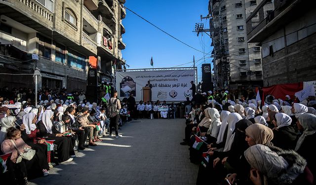 Gazze Şeridi’nde 500 hafız için icazet töreni düzenlendi