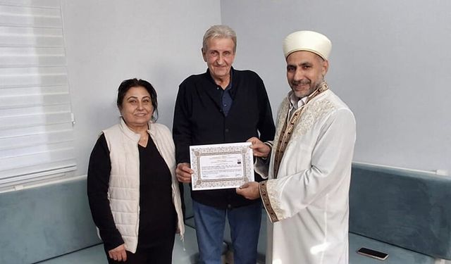 66 Yaşındaki Alman Hans Seydikemer'de Müslüman oldu