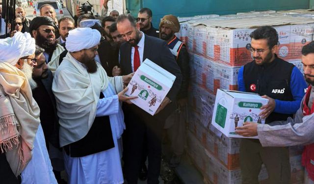 Türkiye'nin "24. İyilik Treni" Afganistan'a ulaştı