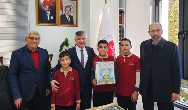 Köyceğiz'de imam hatipli çocuklardan Gazze'ye destek