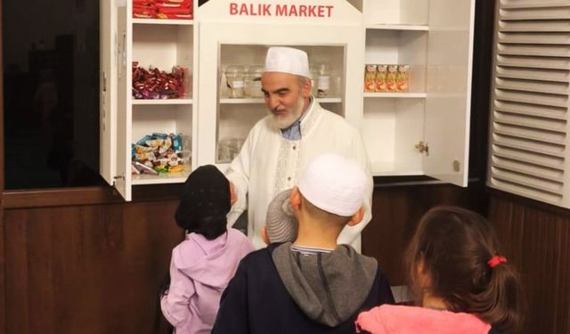 Şarkışla'da "Balığım Camide" projesiyle çocuklara cami sevgisi aşılanıyor