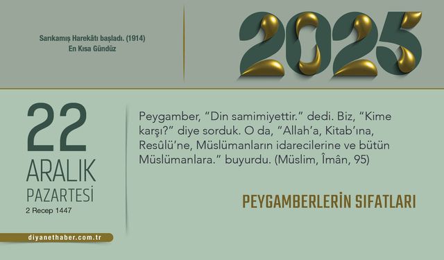 Peygamberlerin Sıfatları