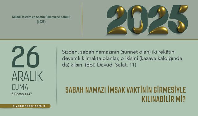 Sabah Namazı İmsak Vaktinin Girmesiyle Kılınabilir mi?