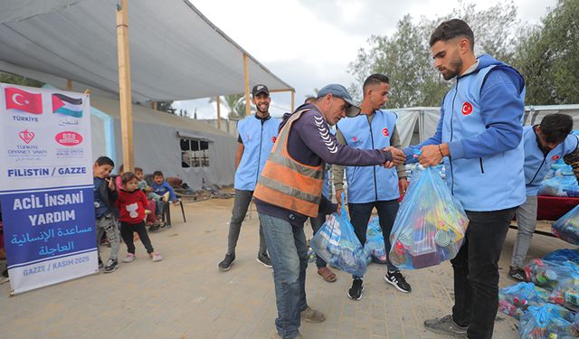 TDV, Gazze’deki yardımlarını sürdürüyor