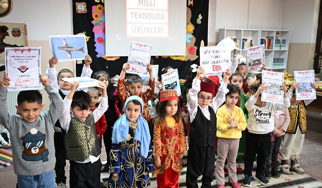 Malatya'da miniklerden yerli malı vurgusu