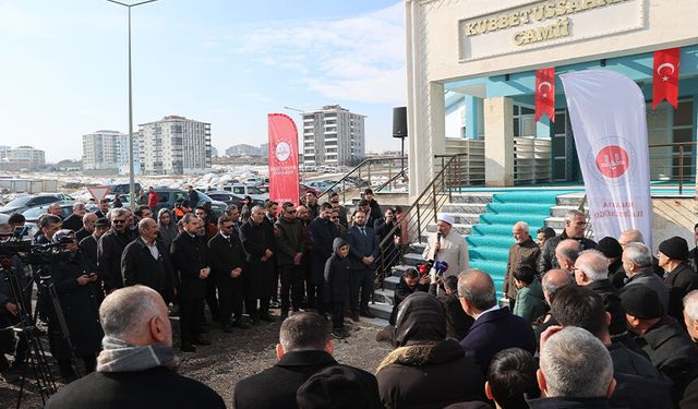 Başkan Arpaguş, Kubbet-üs Sahra Camii’nin açılışını yaptı