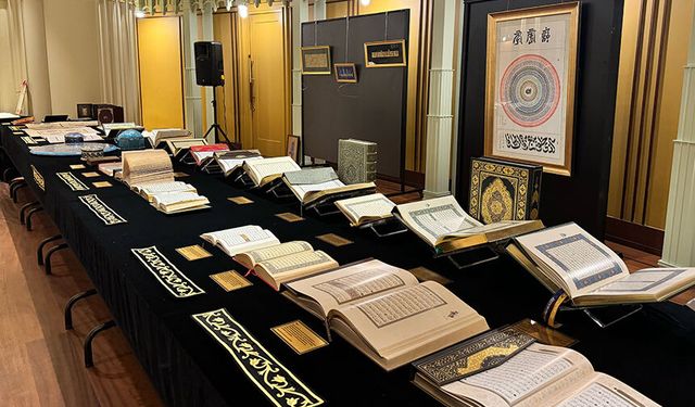 Dünyadan 114 Kur'an-ı Kerim mushafı İstanbul'da sergileniyor