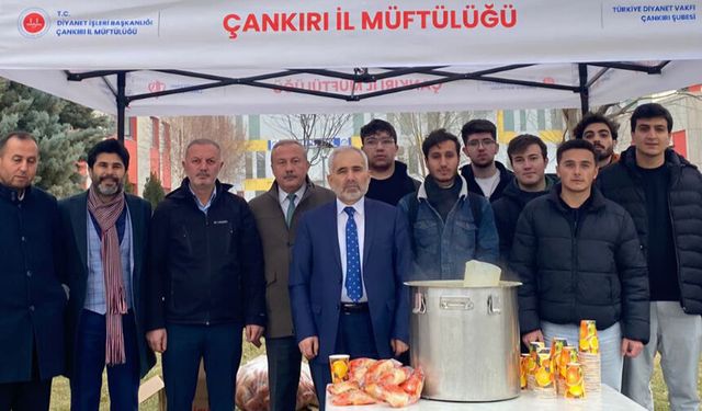 Çankırı'da gençlere sıcak destek