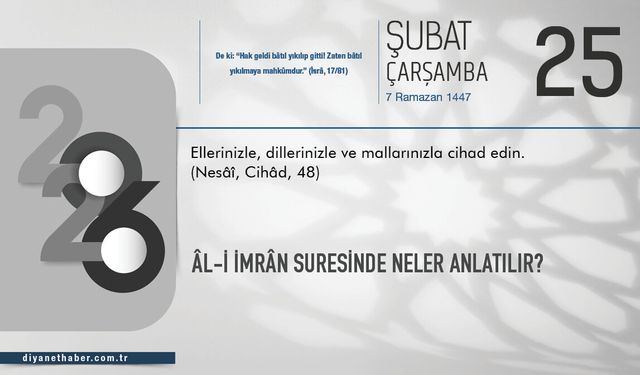 Âl-i imrân suresinde neler anlatılır?