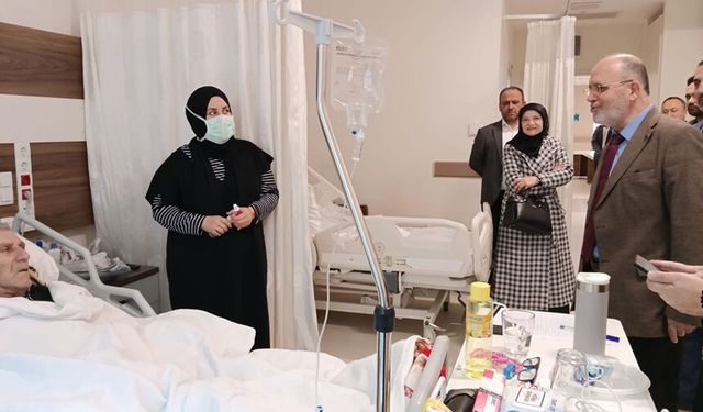 Giresun'da hastalar unutulmadı