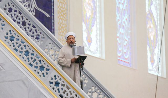 Başkan Arpaguş, İstanbul'da hutbe irad etti