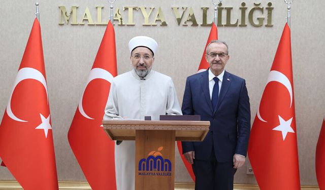 Diyanet İşleri Başkanı Arpaguş Malatya’da
