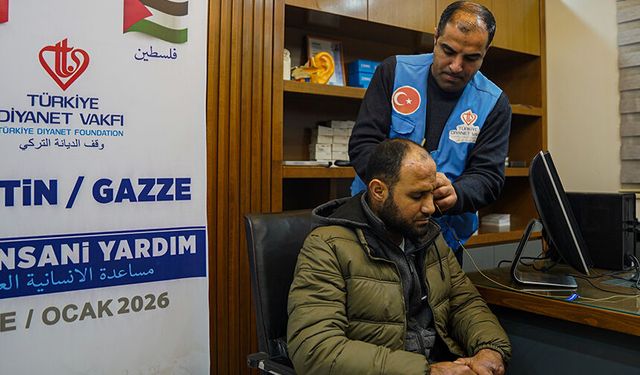 TDV'den Gazze'deki işitme engellilere tıbbi cihaz desteği
