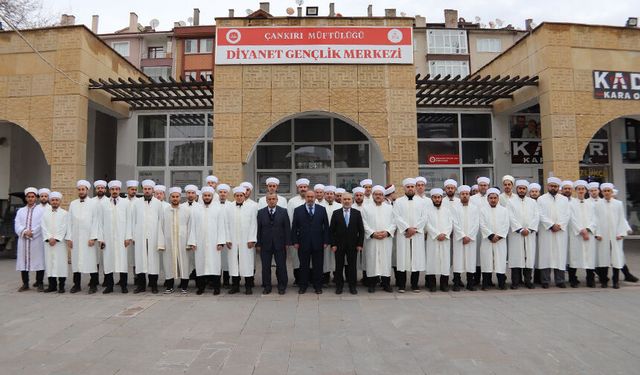 Çankırı'da aday din görevlileri göreve başladı