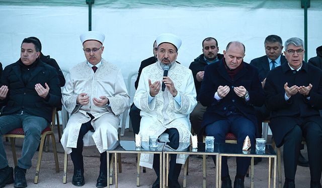 Başkan Arpaguş, depremde vefat edenler için dua etti