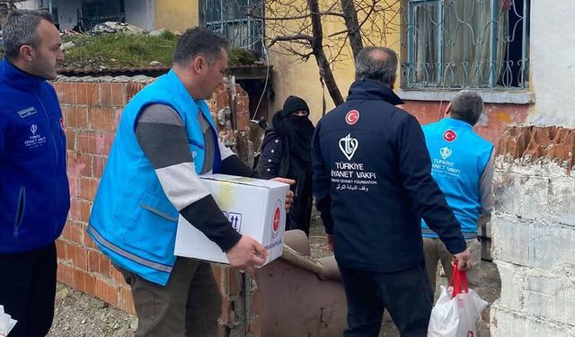 TDV Çorum Şubesi ihtiyaç sahiplerine yardım ulaştırdı