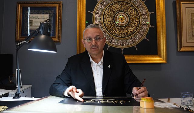 Hattat imam hatip, ailesiyle geleneksel İslam sanatını yaşatıyor