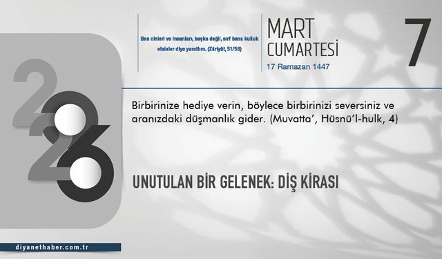 Unutulan Bir Gelenek: Diş Kirası