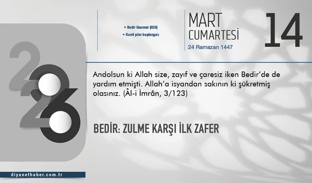 Bedir: Zulme Karşı İlk Zafer