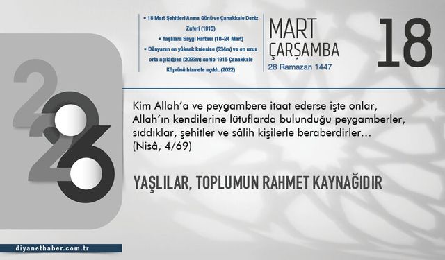 Yaşlılar, Toplumun Rahmet Kaynağıdır