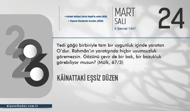 Kâinattaki Eşsiz Düzen