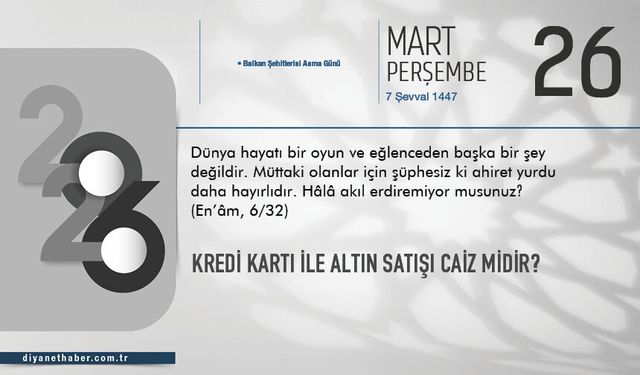 Kredi Kartı ile Altın Satışı Caiz Midir?