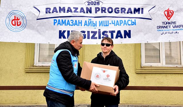 TDV, Kırgızistan'da ihtiyaç sahiplerine ramazan yardımı ulaştırdı