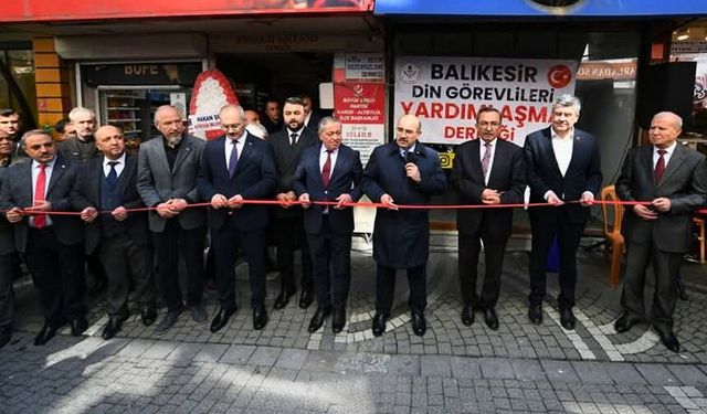 Balıkesir'de Din Görevlileri Yardımlaşma Derneği yeni binası hizmete açıldı