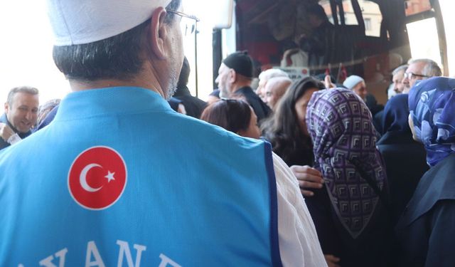 Çankırı'da hacı adayları uğurlandı