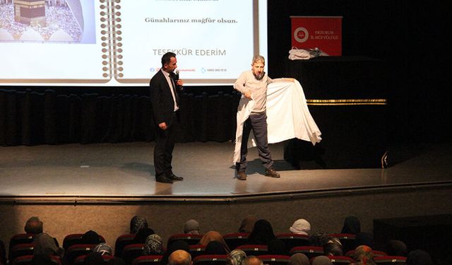 Erzurum'da hacı adayları mübarek topraklara hazırlanıyor
