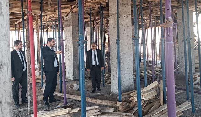 Aralık Müftülük Binası inşası sürüyor
