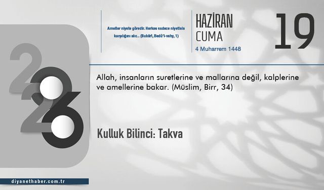 Kulluk Bilinci: Takva