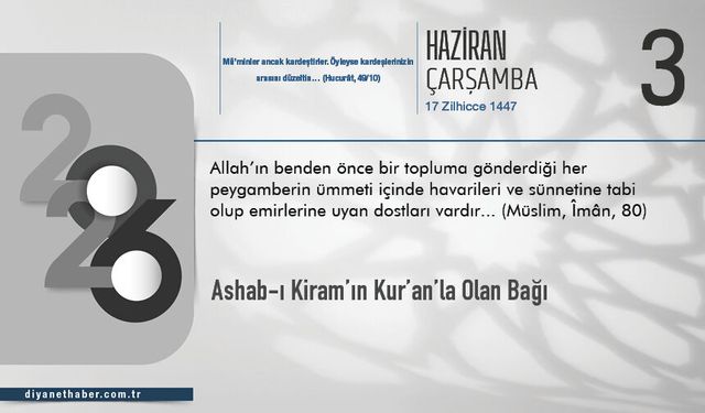 Ashab-ı Kiram’ın Kur’an’la Olan Bağı
