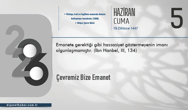 Çevremiz Bize Emanet