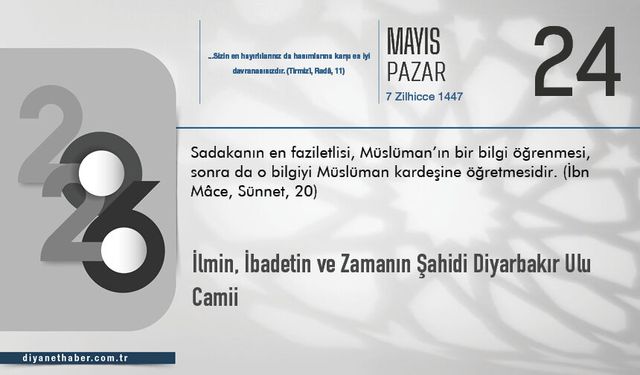 İlmin, İbadetin Ve Zamanın Şahidi Diyarbakır Ulu Camii
