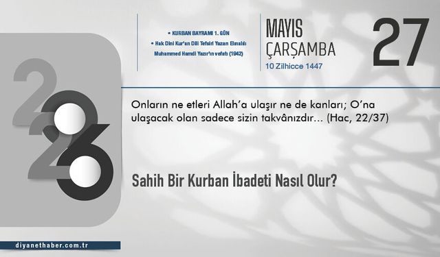 Sahih Bir Kurban İbadeti Nasıl Olur?